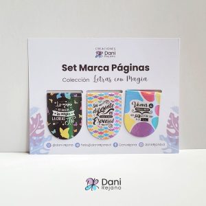 Marca Páginas Magnéticos Letras con Magia